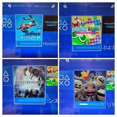 PlayStation4 Pro　CUH-7000B コントローラ4つ、ソフト4つの画像