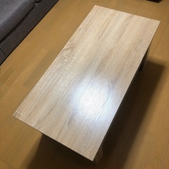センターテーブル(棚付き)の画像