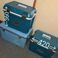 クーラーボックス３個組の画像