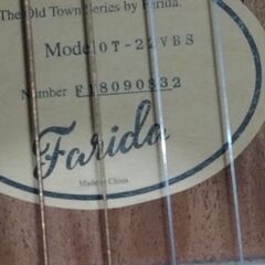 Farida OT-22 アコースティックギターの画像