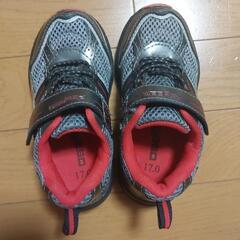 未使用　スニーカー　17㎝の画像