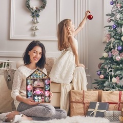 新品【70個】オーナメント クリスマス 誕生日 パーティー 飾り ツリー 装飾の画像
