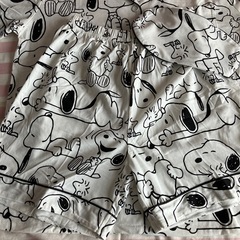 スヌーピー パジャマ　レディース　半袖　半ズボン　上下セット　可愛い　未使用の画像