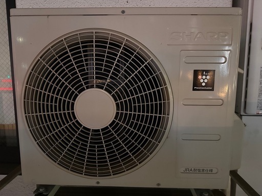 SHARP シャープ ルームエアコン AC-22NFS 2021年製 シャープセパレート形 空冷式 冷暖房兼用 冷房機器 6畳用 動作