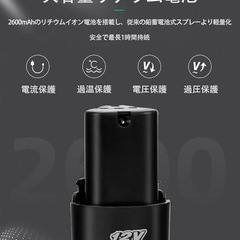 lopoti 電動噴霧器 10L 充電式 5.2Ah総容量 背負い式 小型 連続自動噴霧 3KG 軽量 圧力調整 残量表示 伸縮チューブ 低騒音 除草 防除 消毒 掃除 園芸 日本語取扱説明書付きの画像