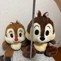 チップとデールぬいぐるみの画像