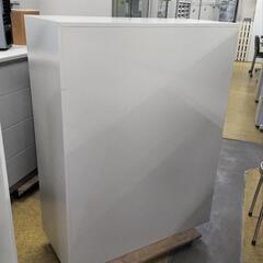 ●TRUSCO トラスコ 引違い戸 書庫 キャビネット 幅88cm 高111cm　オフィス家具 会社 事務所 公民館 店舗のバックヤードの画像