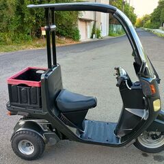 ホンダのジャイロキャノピーデッキ。2スト、セル一発始動。の画像
