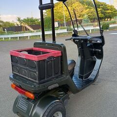 ホンダのジャイロキャノピーデッキ。2スト、セル一発始動。の画像