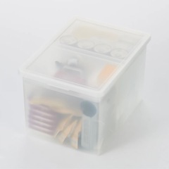 無印良品　ポリプロピレン収納ボックス　2個セットの画像