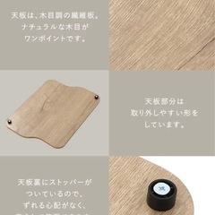 キッチンワゴン KW-L001 ダークブラウンの画像