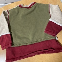 中古　 110 トレーナー　100 ハーフパンツの画像