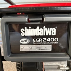 超美品！新ダイワ EGR2400 ガソリン発電機 防災 工事 非常用電源 建設機械の画像