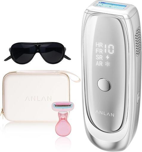 ANLAN❣️脱毛器 無痛 サファイア 冷却技術 髭/VIO対応 全身脱毛