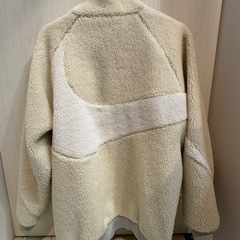 Nike フリースジャケット クリーム色 Lサイズの画像