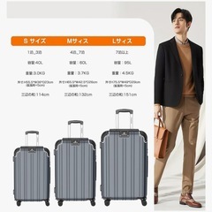 新品⭐️スーツケース　SサイズCA監修　日本企業企画　機内持ち込み 拡張機能付き 超軽量 耐衝撃　TSAロック の画像