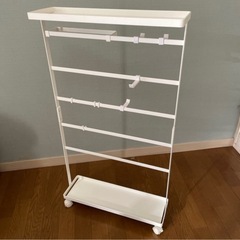 山崎実業　洗濯用品収納ワゴン タワー　towerの画像