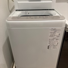全自動洗濯機 Panasonic 6kg 2020年製 NA-F60B14の画像