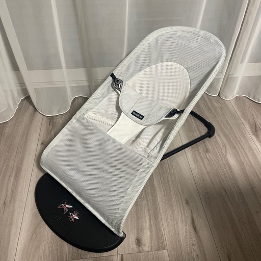 BABY BJORN（ベビービョルン）バウンサー メッシュ グレーホワイト