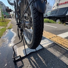 中古20インチPanasonic電動アシスト自転車　8Ah 大阪の画像
