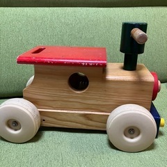 平和工業 MOCCO カラフルロコ 手押し車 乗用 汽車ポッポの画像