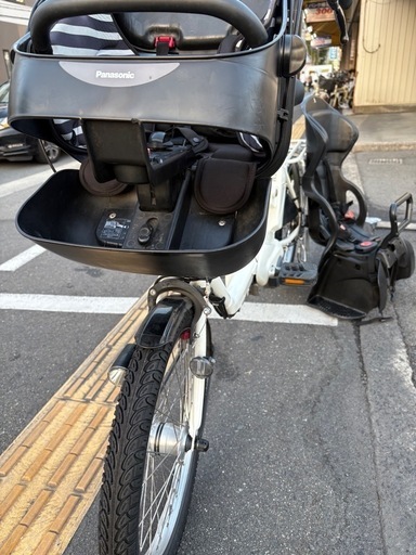 中古20インチPanasonic電動アシスト自転車13.2Ah4点灯大阪
