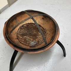 【売ります】Captain Stag ラウンドファイアピット 焚き火台 BBQ キャンプ用品の画像