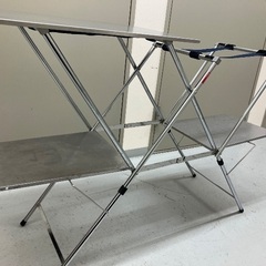 【売ります】UNIFLAME キッチンスタンド 廃盤品 キャンプ用品の画像