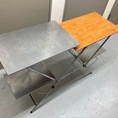 【売ります】UNIFLAME キッチンスタンド 廃盤品 キャンプ用品の画像