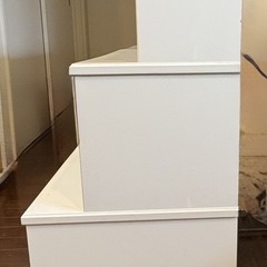 可愛い子ども部屋に♡IKEA３段オープンシェルフ　本棚
の画像