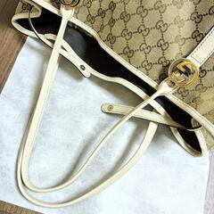 美品。GUCCI　ダブルGG　ツインズ　ショルダートートバッグの画像