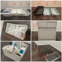 【先約済】収納ケース等21点セットの画像
