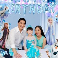 誕生日 飾り付け アナと雪の女王 子供 バルーンセット

の画像