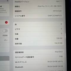 iPadPro 11インチ(第2世代) の画像