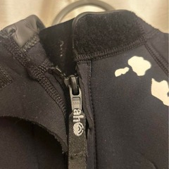 ヘレイワホ キッズ フルスーツ 黒/青 ウェットスーツ 140cmの画像