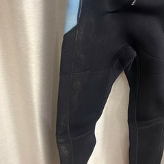 ヘレイワホ キッズ フルスーツ 黒/青 ウェットスーツ 140cmの画像