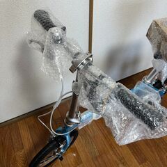 【新品】折り畳み自転車　RENAULT(ルノー) LIGHT8  ラグーンブルー 14インチの画像