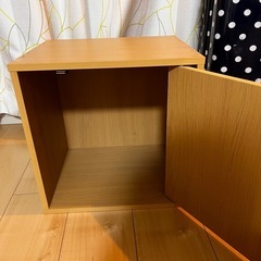 カラーボックス　ナチュラルベージュの画像
