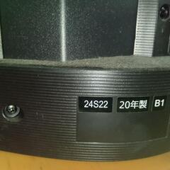 TOSHIBA/東芝 24V型 液晶テレビ REGZA レグザ 24S22 2020年製 の画像