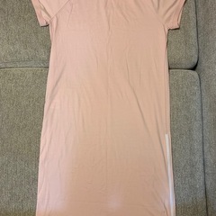 【新品】FILA フィラ 半袖 ロングワンピース ピンク Mサイズの画像