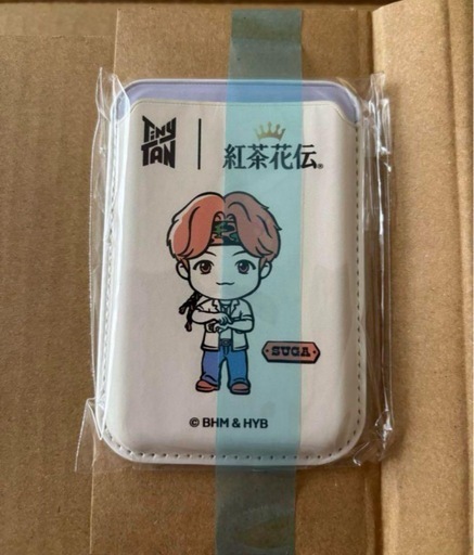 TinyTANコラボ BTS マグネットカードケース 【Jin】非売品 (しろ