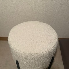 スツール　ホワイトの画像