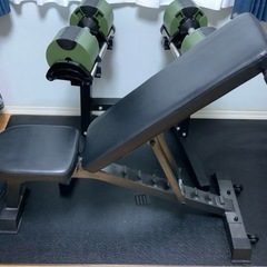 フレックスベル 32kg 2kg刻み2つとベンチ台セットの画像