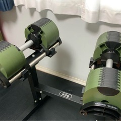 フレックスベル 32kg 2kg刻み2つとベンチ台セットの画像