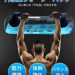 【新品未使用】ウォーターバッグ トレーニング器具 20kg 筋トレ トレーニング 体幹の画像