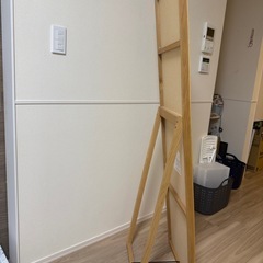 【急募】オーク材ミラー・大 全身鏡（引っ越しのため格安）の画像