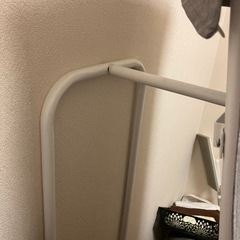 スタンドミラー(ハンガーラックつき)の画像