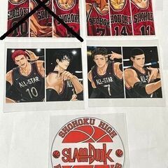 スラムダンク　防水シール/ステッカー　サイズ小　1枚120円/80円の画像
