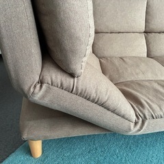 2人用ソファ美品✨新たにソファ購入で処分します。の画像