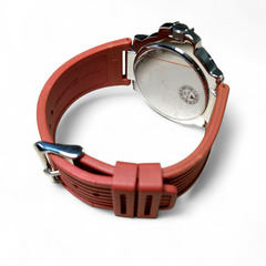 TOMMY HILFIGER　クロノグラフ　ブラウンラバーの画像